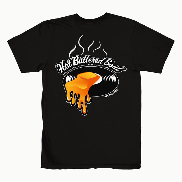 Hot Buttered Soul Recordings Tee (Black)